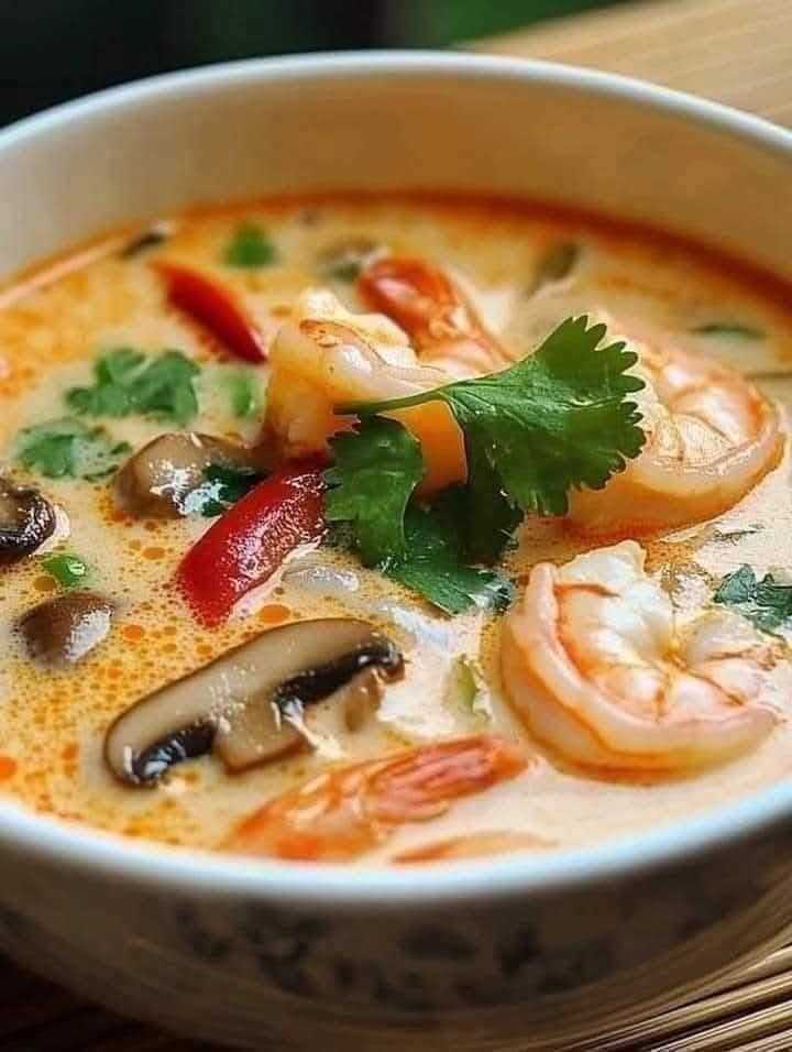 Thai Coconut Soup (Tom Kha)