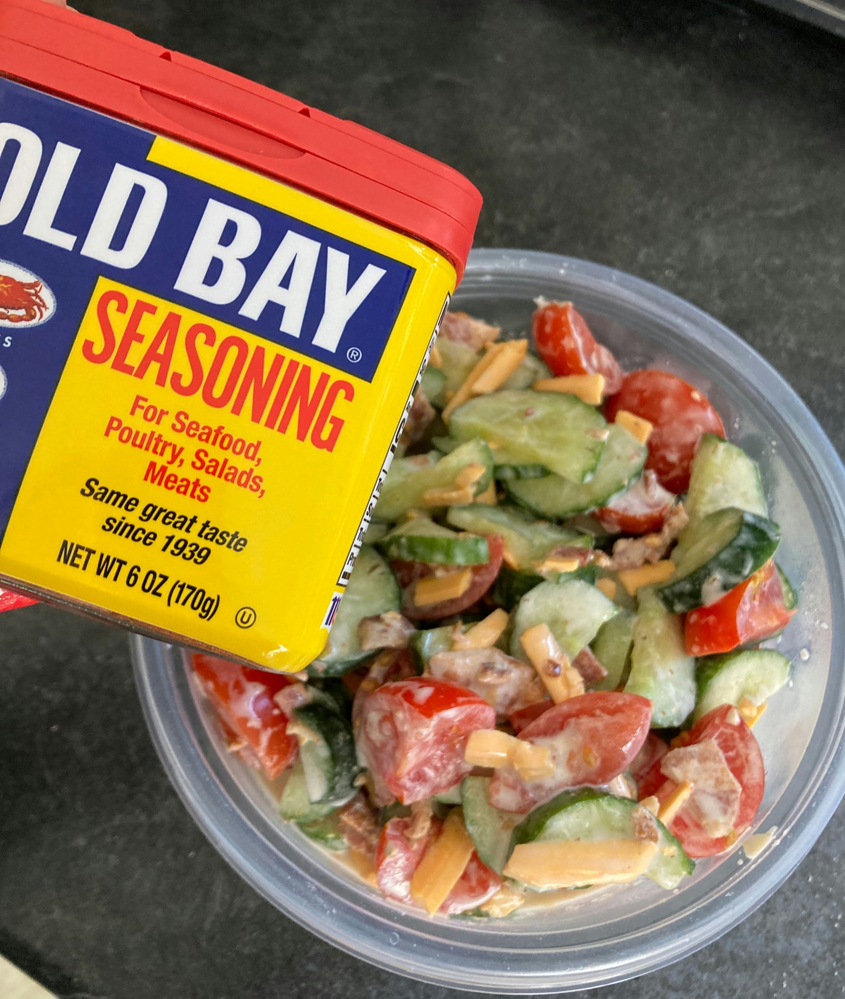 Cucumber Bacon Salad