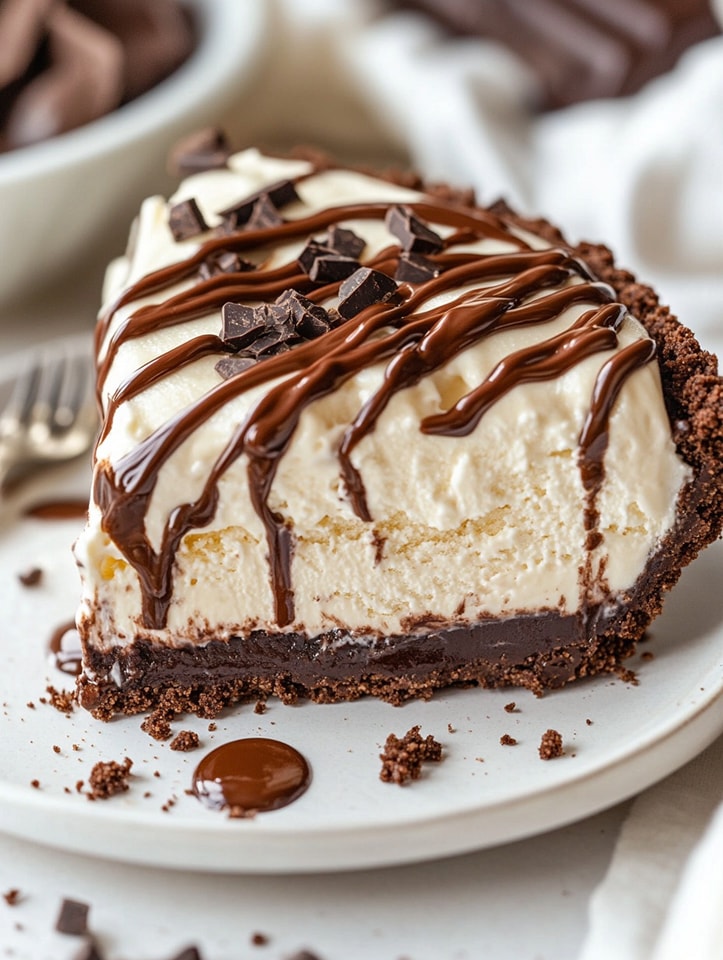 Irish Cream Fudge Pie