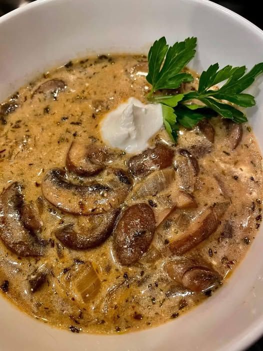 Hungarian Mushroom Soup Recipe