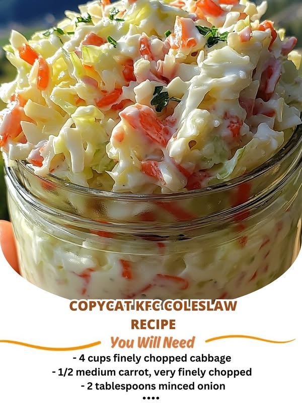 Copycat KFC Coleslaw Recipe: A Classic Side Dish Made at Home