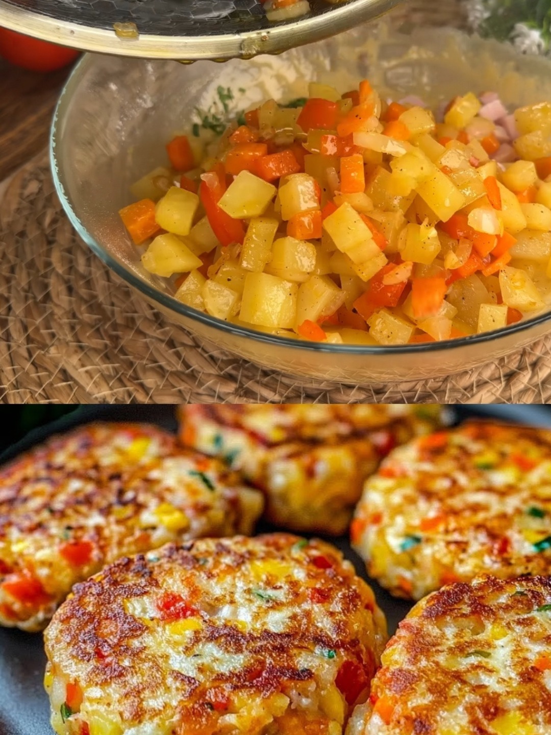 Simply mix 2 eggs and 4 potatoes! A dish that will impress her immediately!