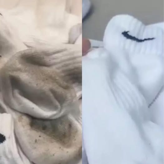 How to Get Your White Socks Looking Brand New Again!