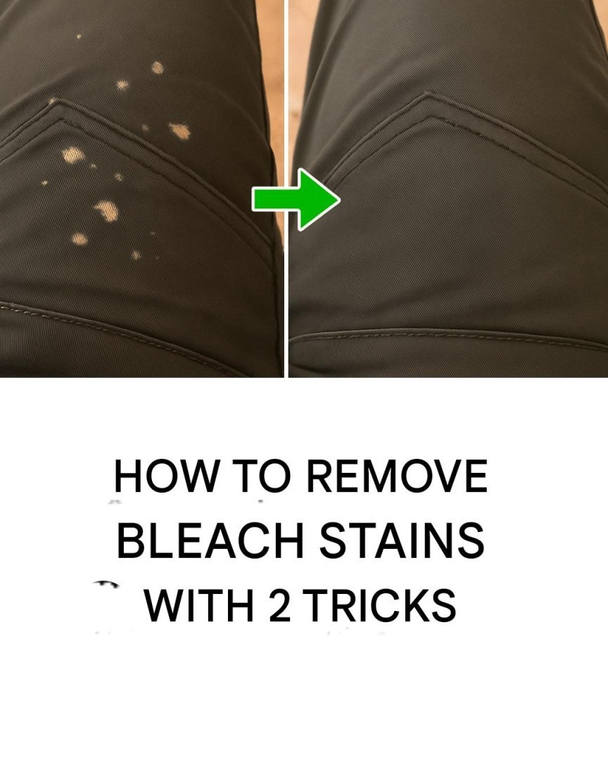 Bleach stains on clothes: 2 tips to hide and eliminate them