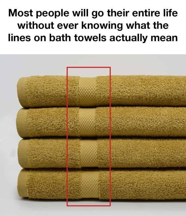 The Truth About Those Mysterious Lines on Towels