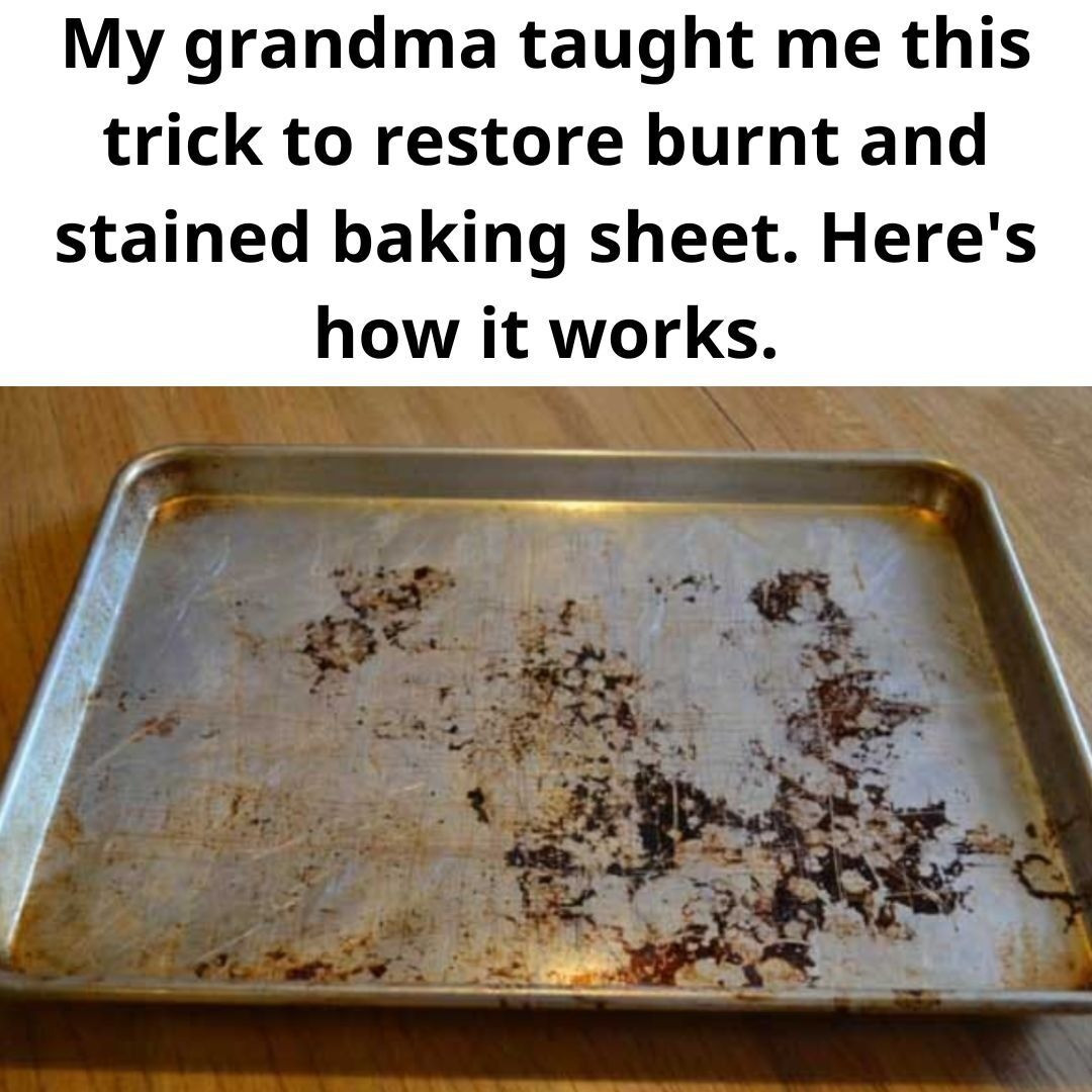 How To Restore Burnt And Stained Baking Sheets