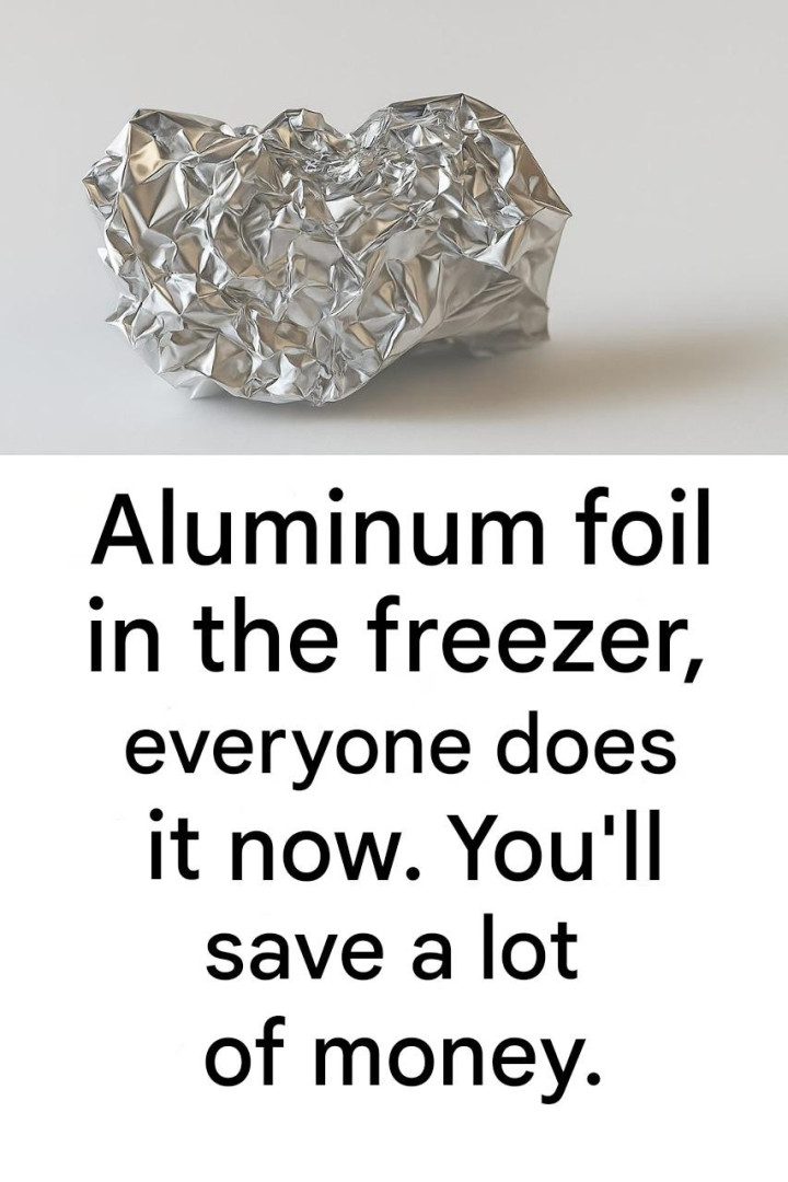 Aluminum foil in the freezer? Here’s why more and more households are relying on this simple trick.