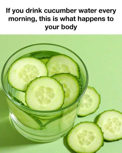 If You Drink Cucumber Water Every Morning, This Is What Happens to Your Body