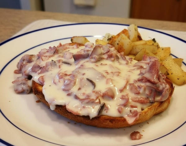 Creamed Chipped Beef on Toast