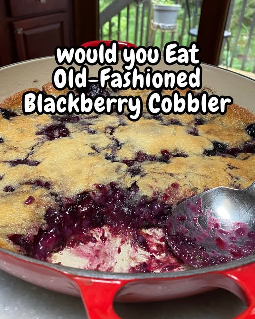 Old-Fashioned Blackberry Cobbler