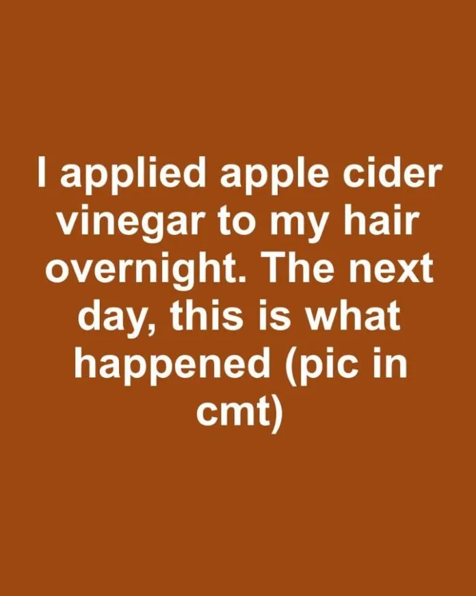 I Had No Idea What Apple Cider Vinegar Would Do for My Hair Until I Left It In Overnight
