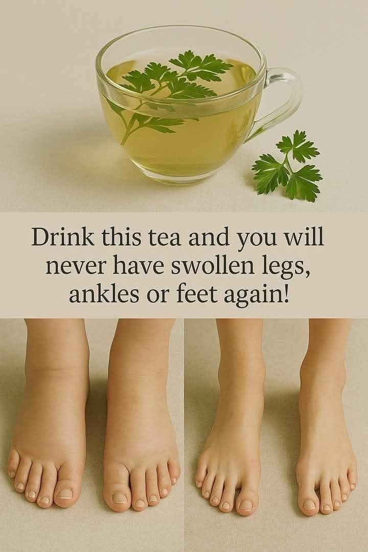 The Power of Parsley Tea: Natural Relief for Swelling in Legs, Ankles, and Feet