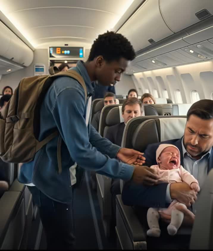 The billionaire’s baby screamed relentlessly on the plane… until an unknown teenager dared the unthinkable