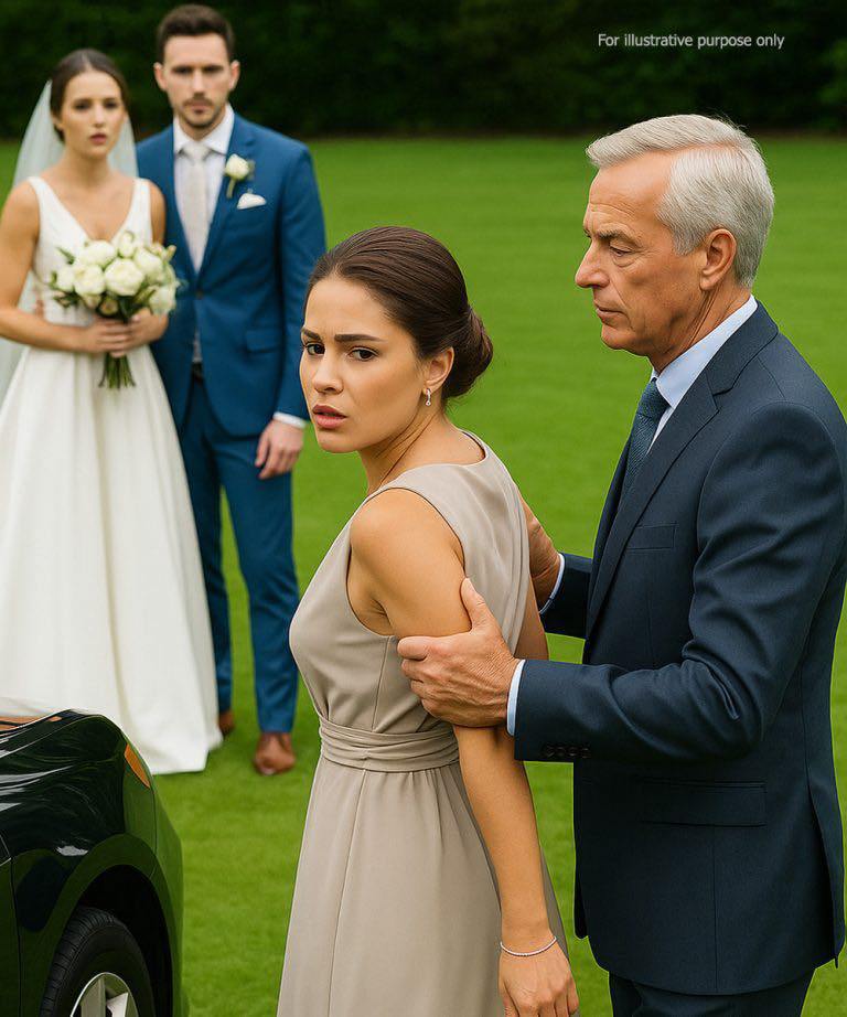 The Wedding Felt Like a Fairytale — Until Dad Grabbed My Hand and Whispered, “Get in the Car, Now”